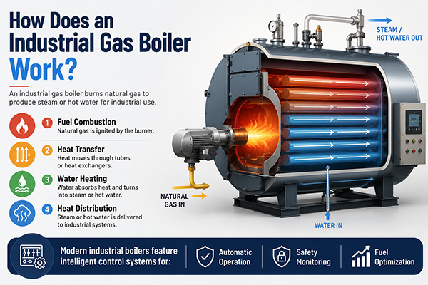 How Does an Industrial Gas Boiler Work