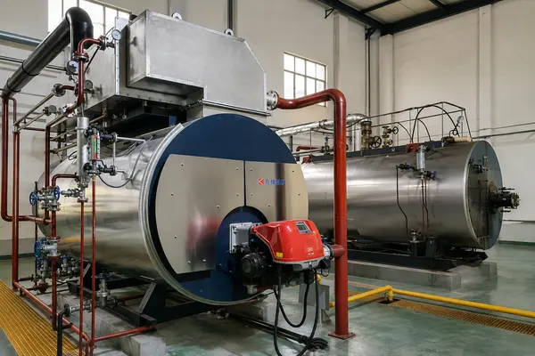 8 ton gas steam boiler for a chemical plant