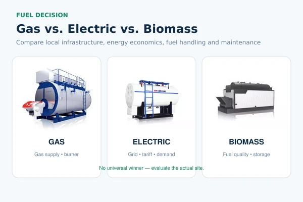Gas vs. Electric vs. Biomass Boilers: Which Is Better?