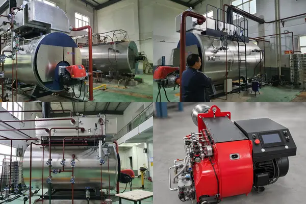 shipping and installation of an 8 ton gas steam boiler